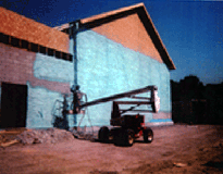 Foam Insulation under exterior covering
